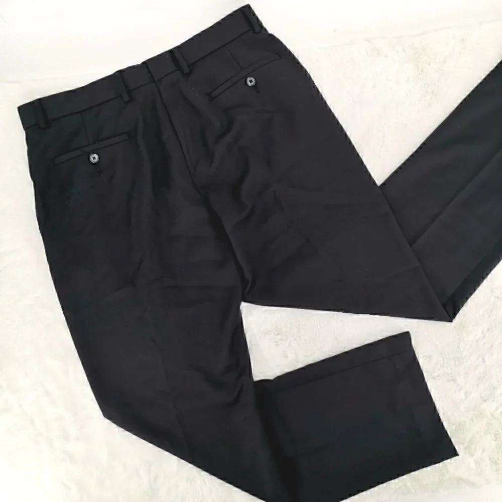 Apt 9 Men's 34 x 32 Modern Fit Black Dress Pants